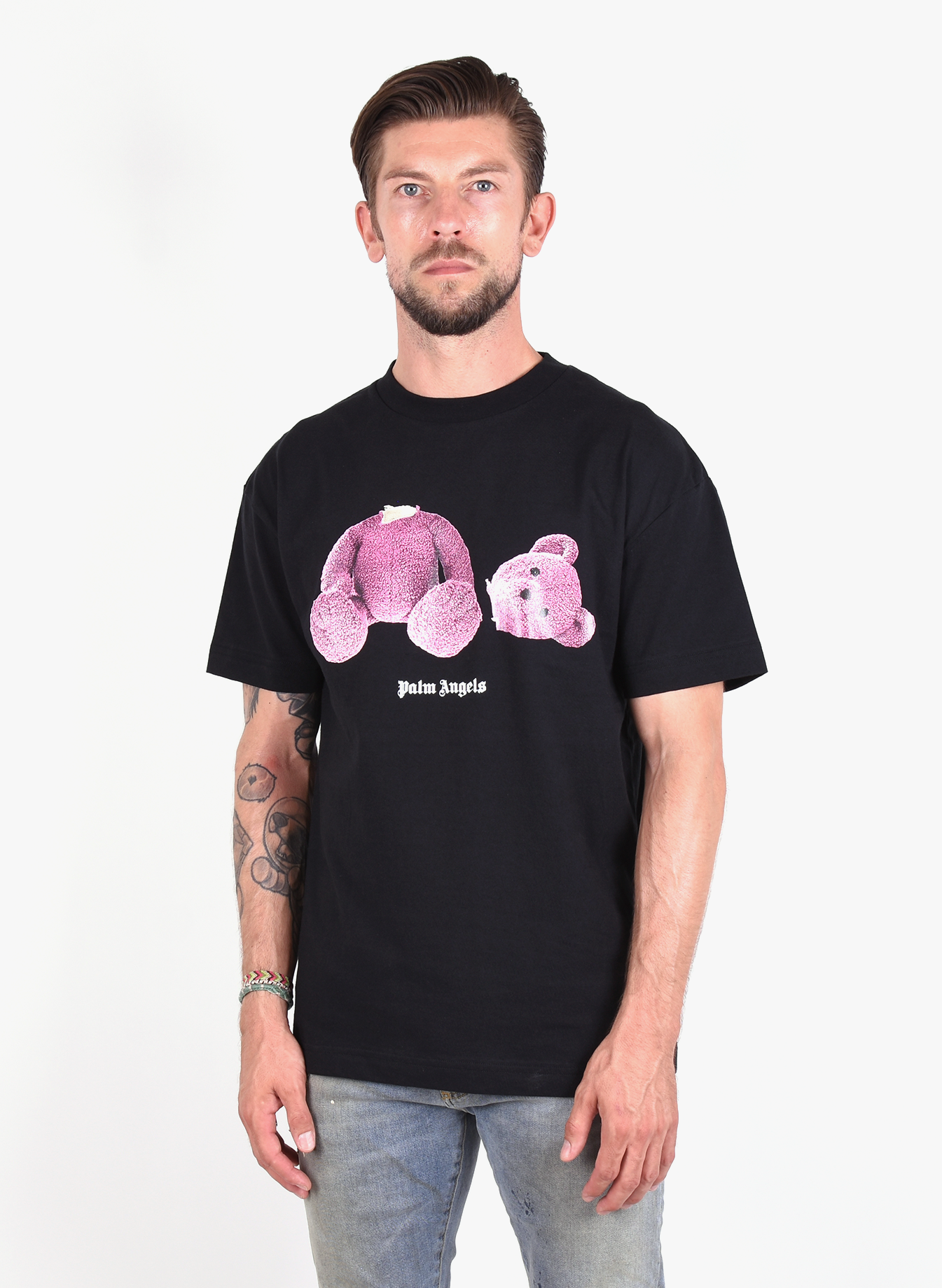 palm angels purple bear t shirt