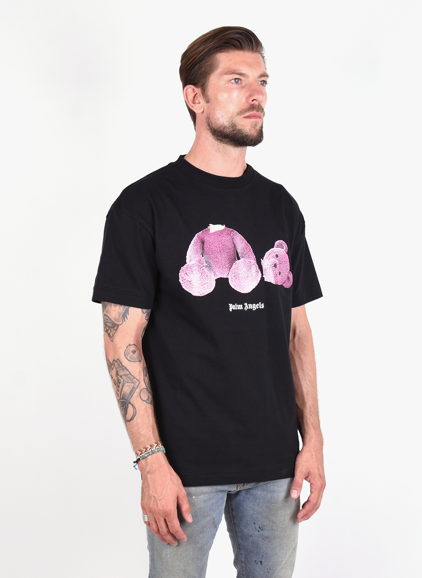 palm angels purple bear t shirt