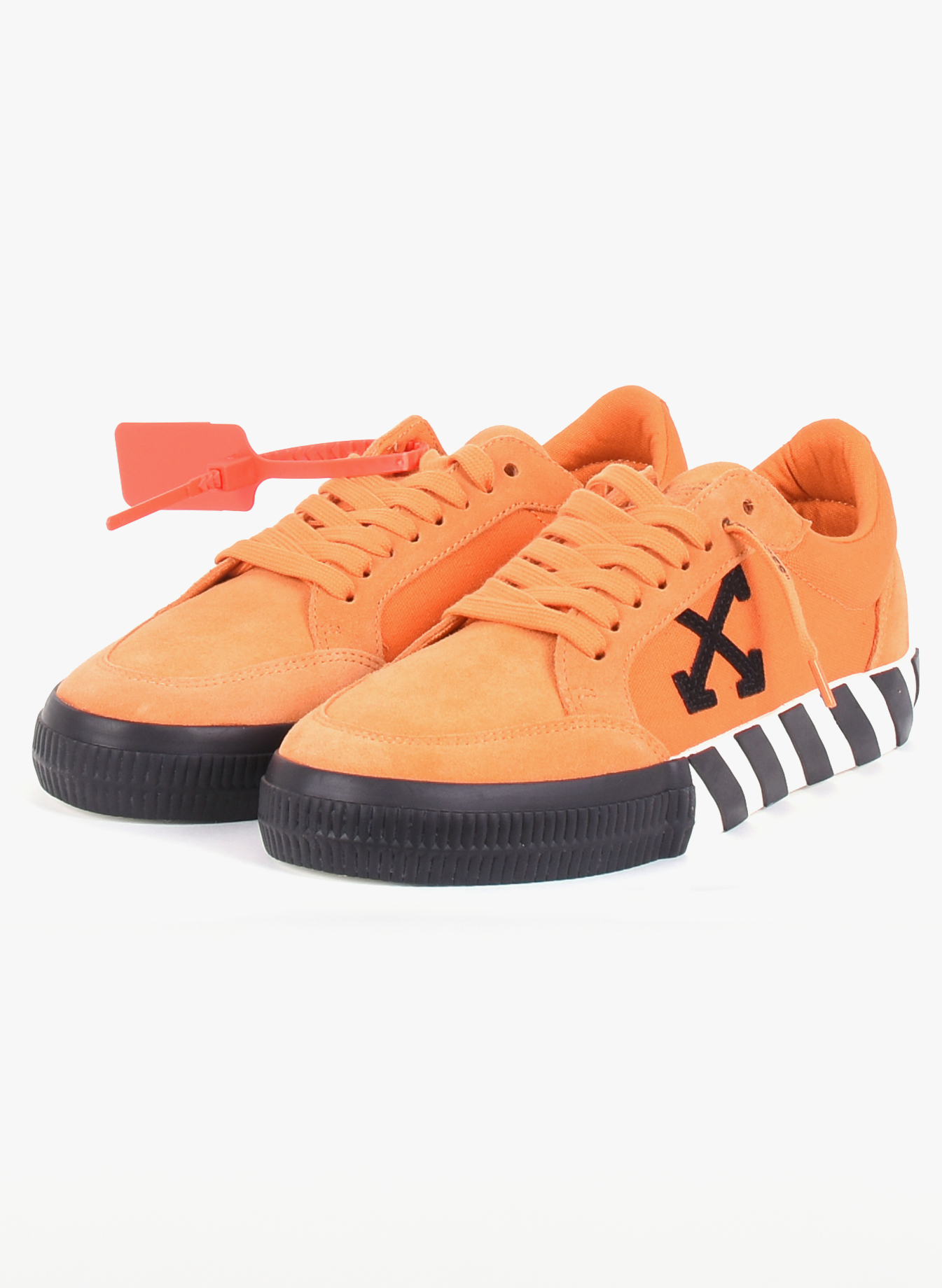 white orange sneakers