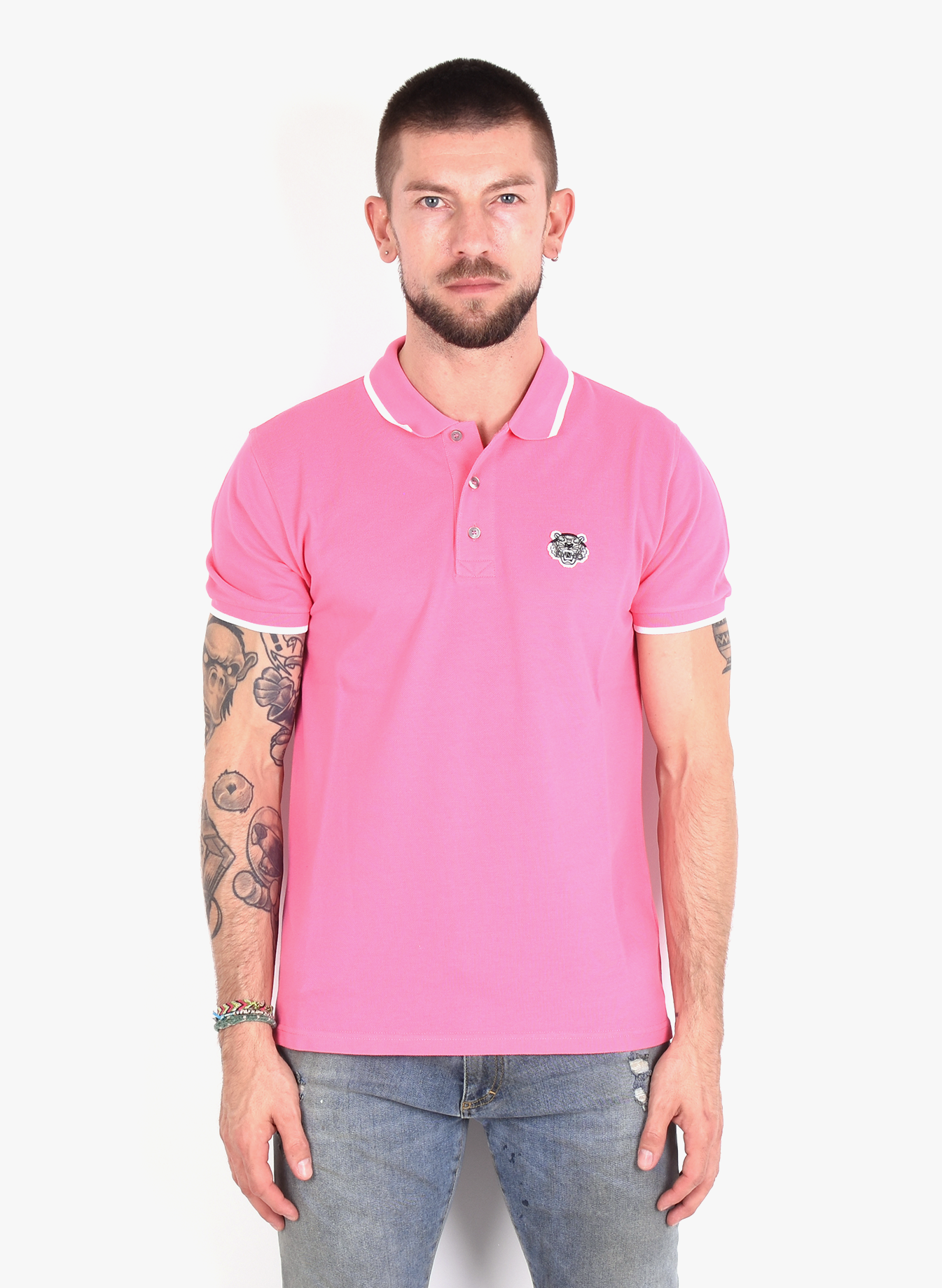 pink kenzo polo