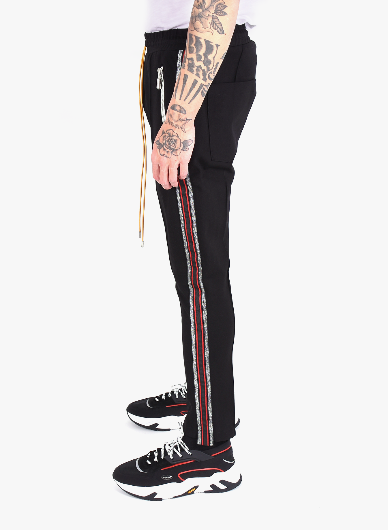 Rhude Rhude 'Traxedo' Broek Zwart/Rood FW19 - Mensquare
