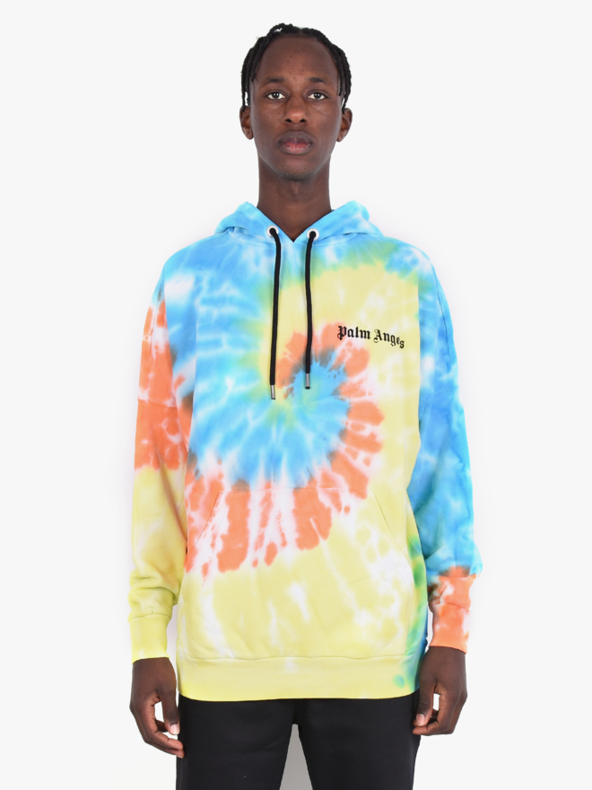 palm angels tie dye hoodie