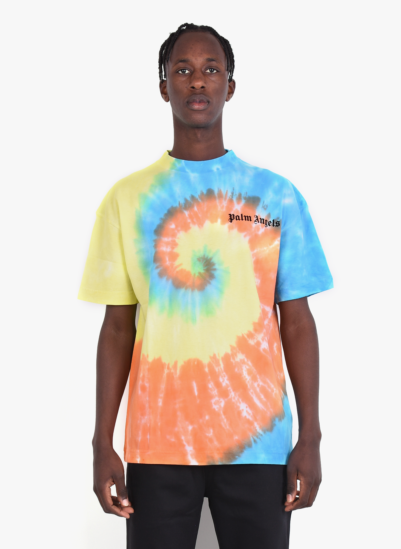 palm angels basic logo t shirt