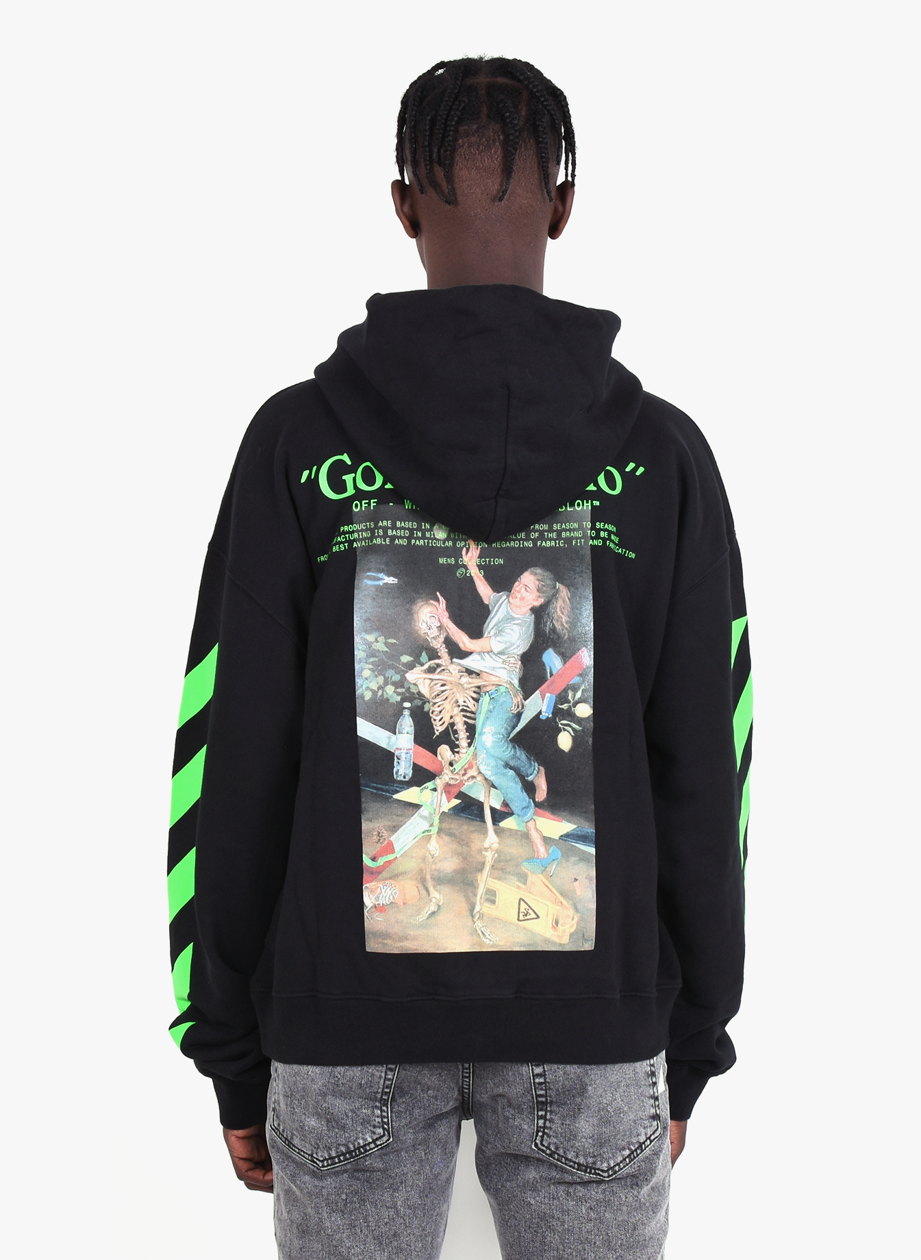 off white graphic hoodie