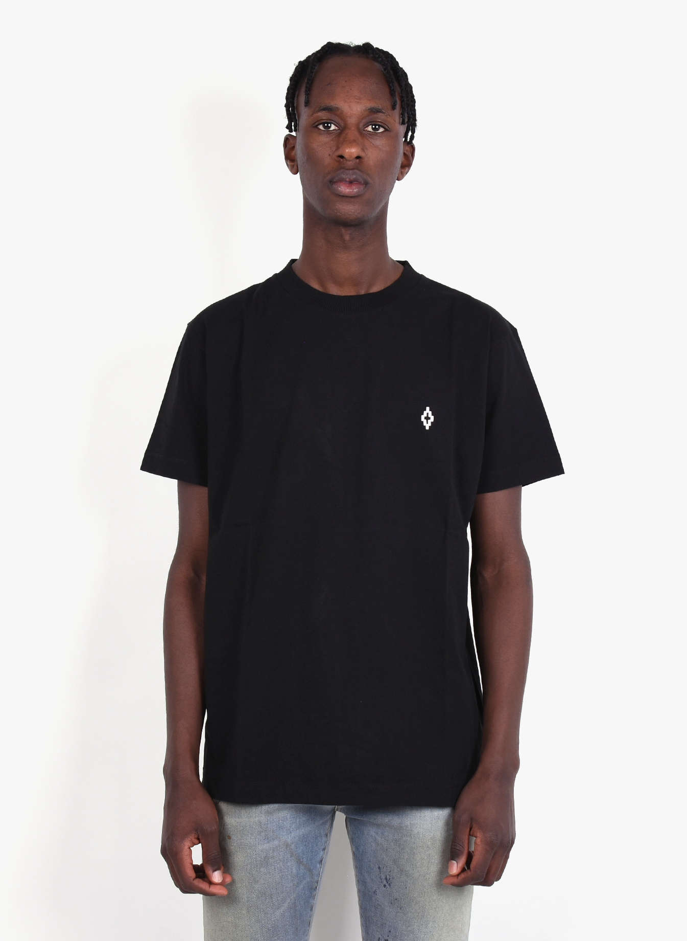 Marcelo Burlon 'Logo' T-Shirt Black - Mensquare