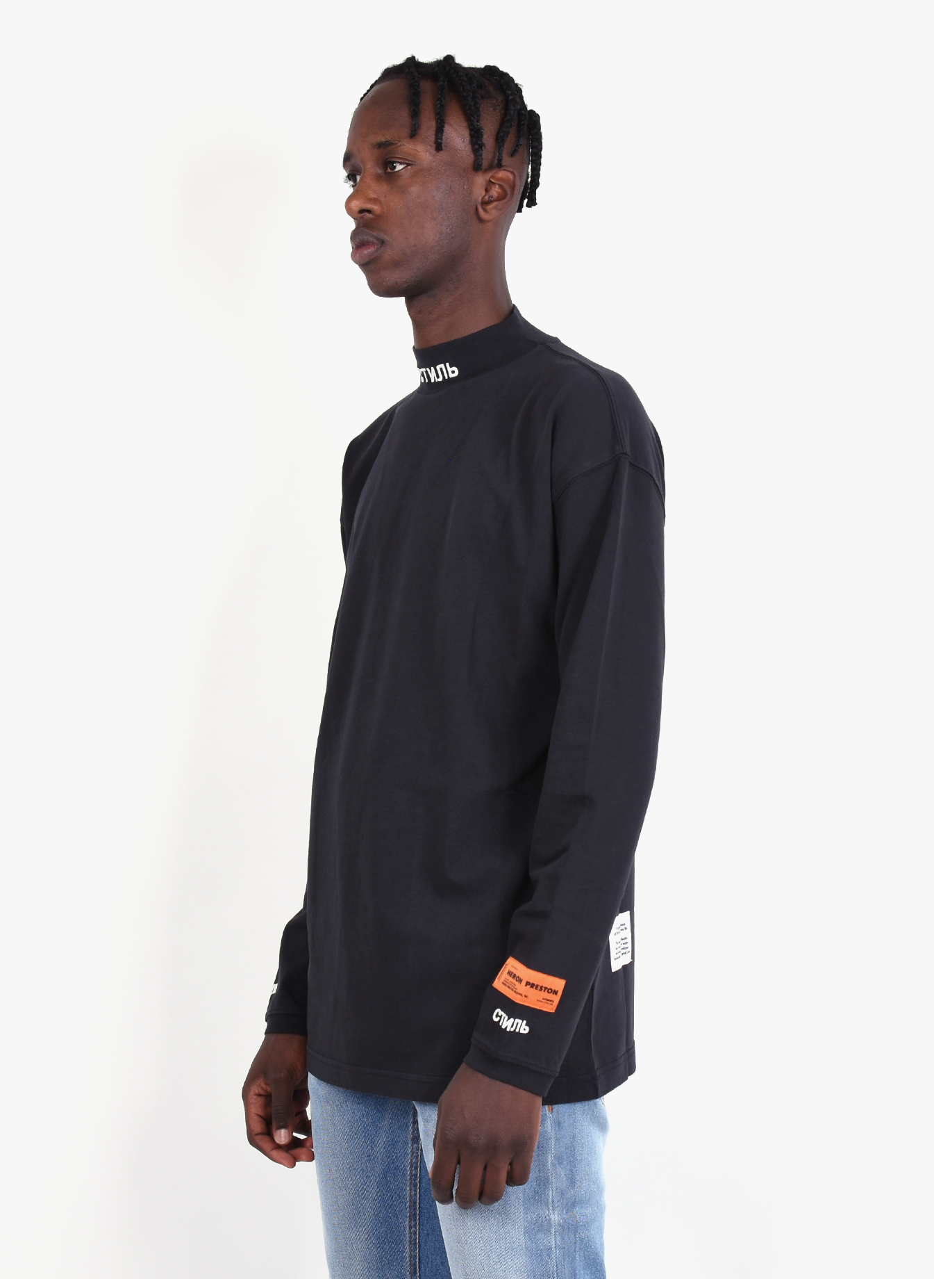 Heron Preston 'Turtleneck CTNMB' Original Black SS20 - Mensquare