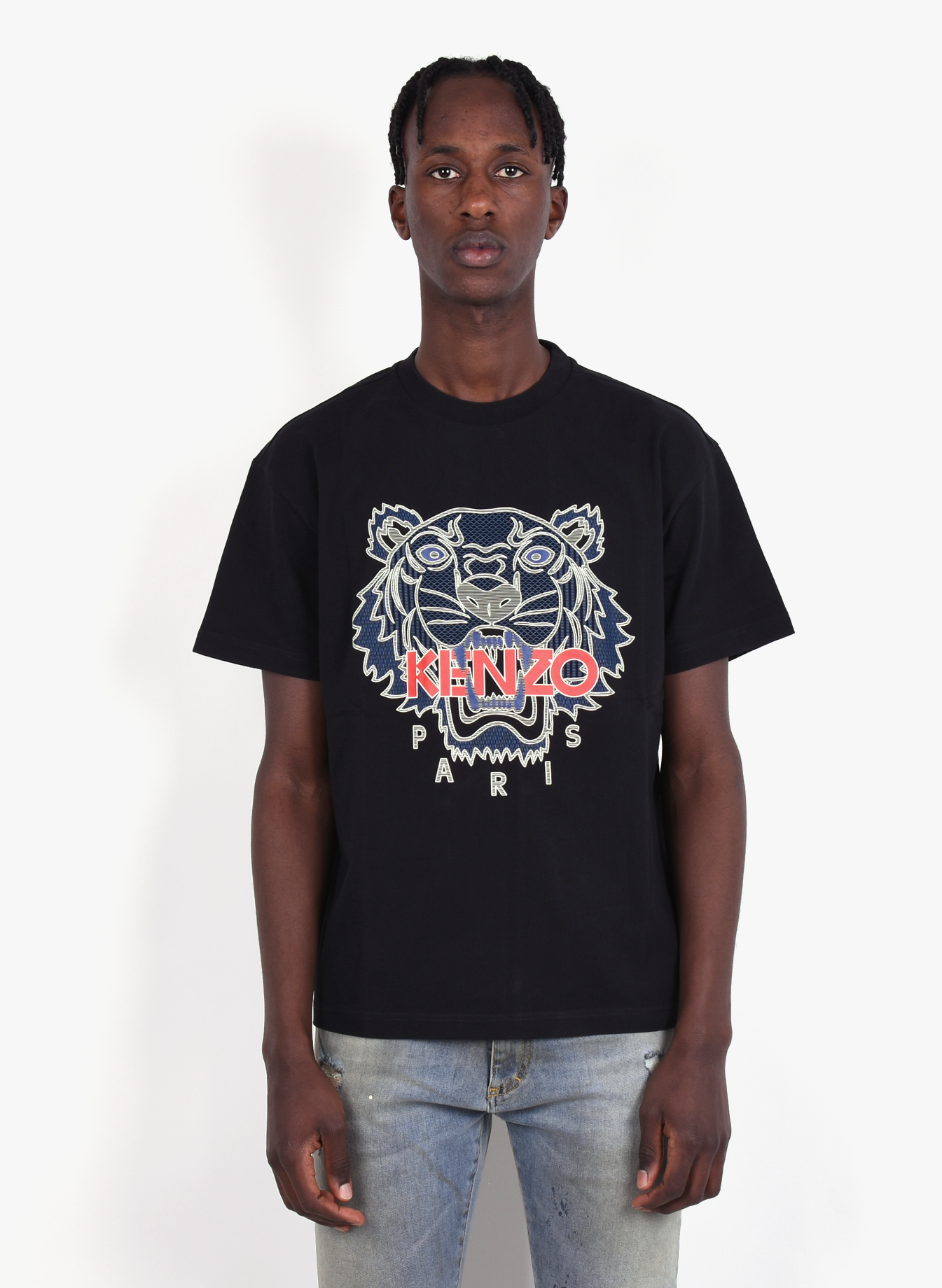 Kenzo Paris 'Silicone Scuba Tiger' T-shirt Black SS20 - Mensquare