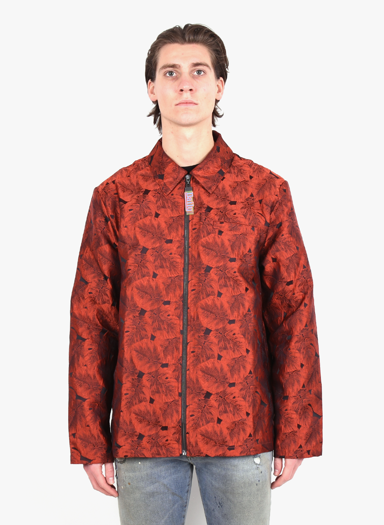 Daily Paper 'Hama Flower' Jacket Orange SS20 Mensquare