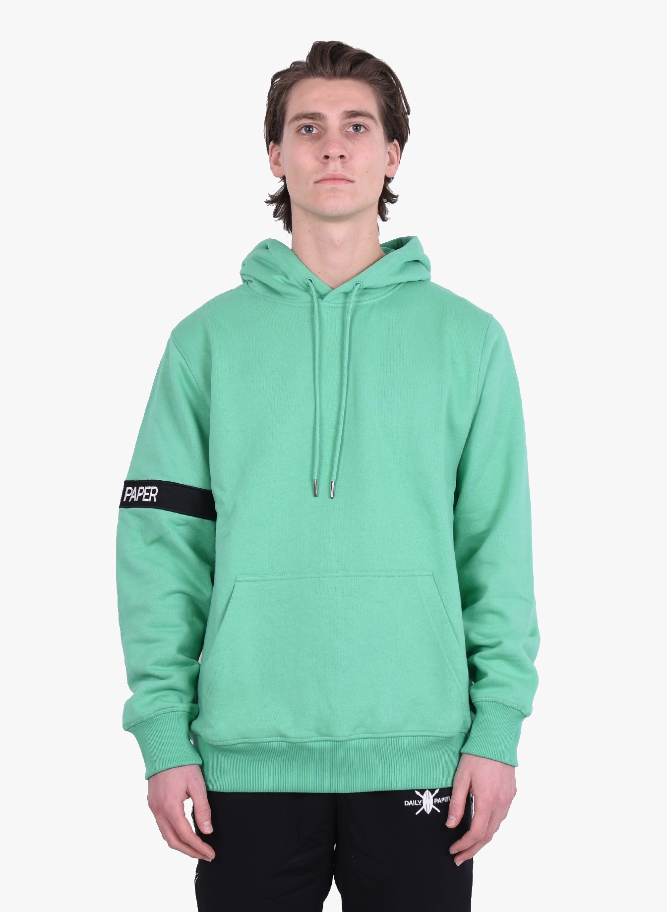 Daily Paper 'Captain' Hoodie Ming Green SS20 - Mensquare