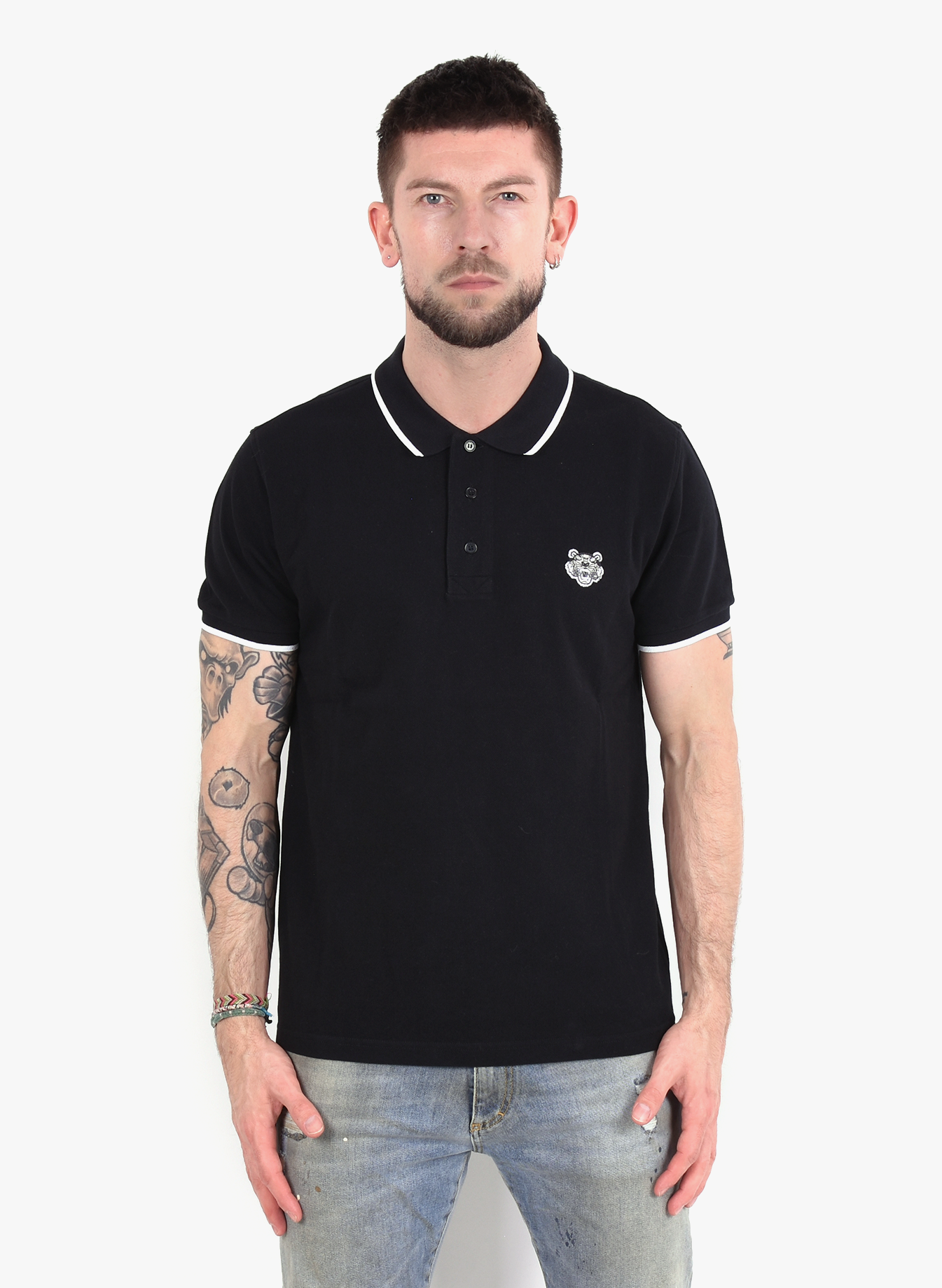kenzo polo shirt black