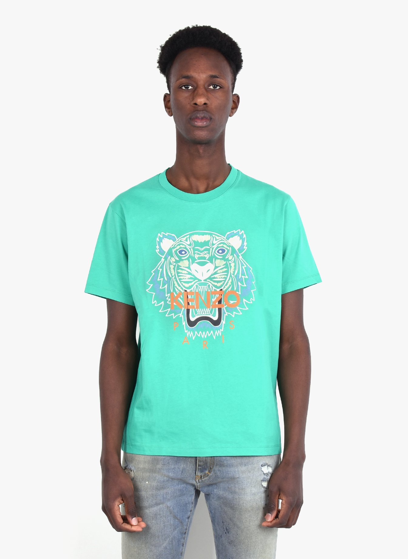kenzo lime green t shirt