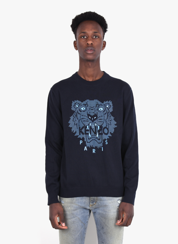 Kenzo Paris 'Rubber Tiger' Jumper Dark Blue Mensquare