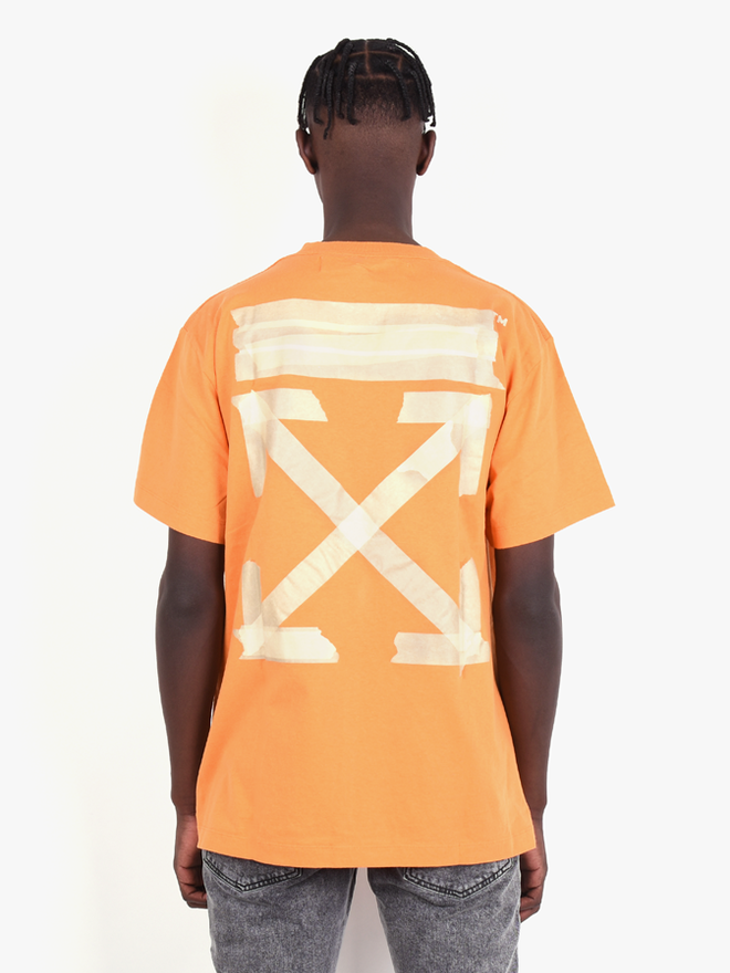 off white orange t shirt