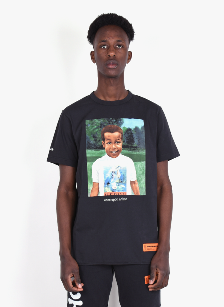 Heron Preston 'Reg Baby Heron' Tshirt Black SS20 Mensquare