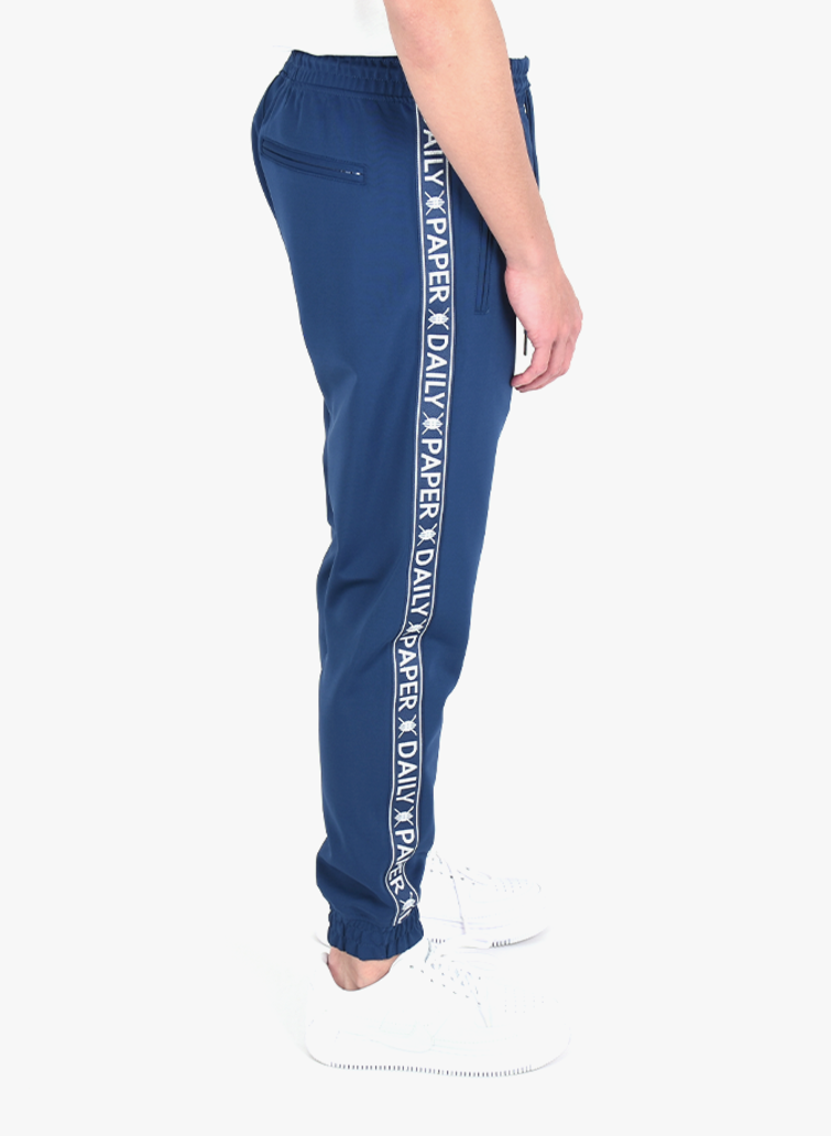 daily paper track pants blue