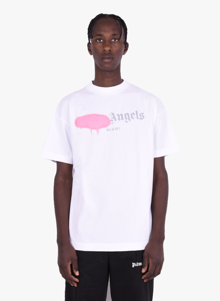 palm angels pink tee