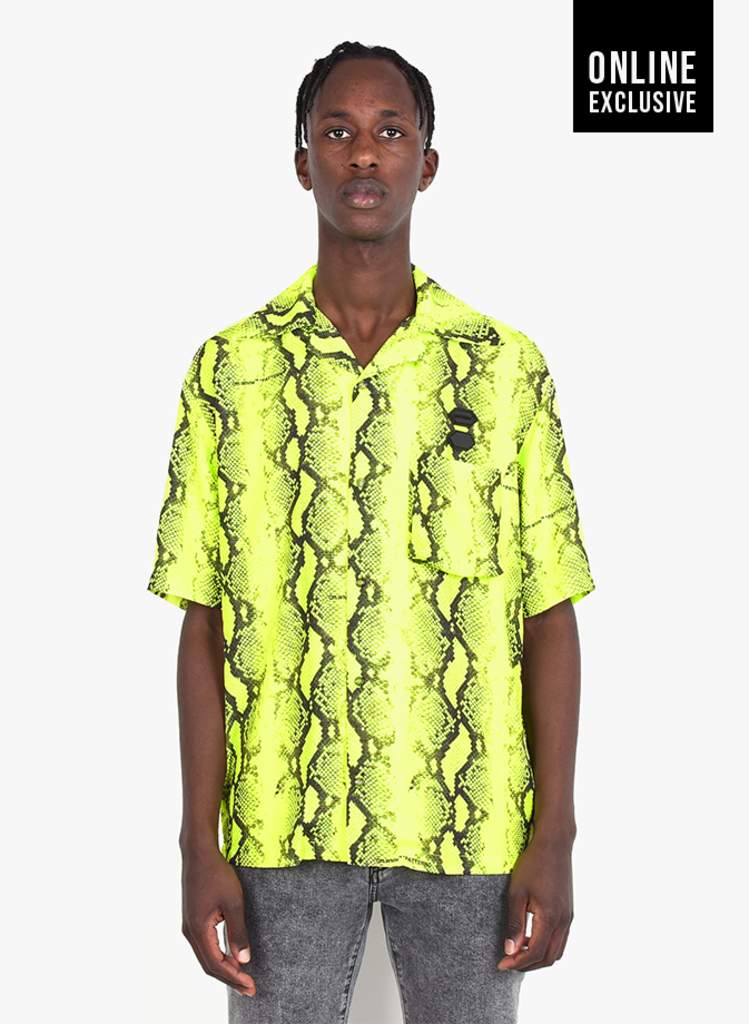 Off-White 'Snake Holiday' Shirt Geel - Mensquare