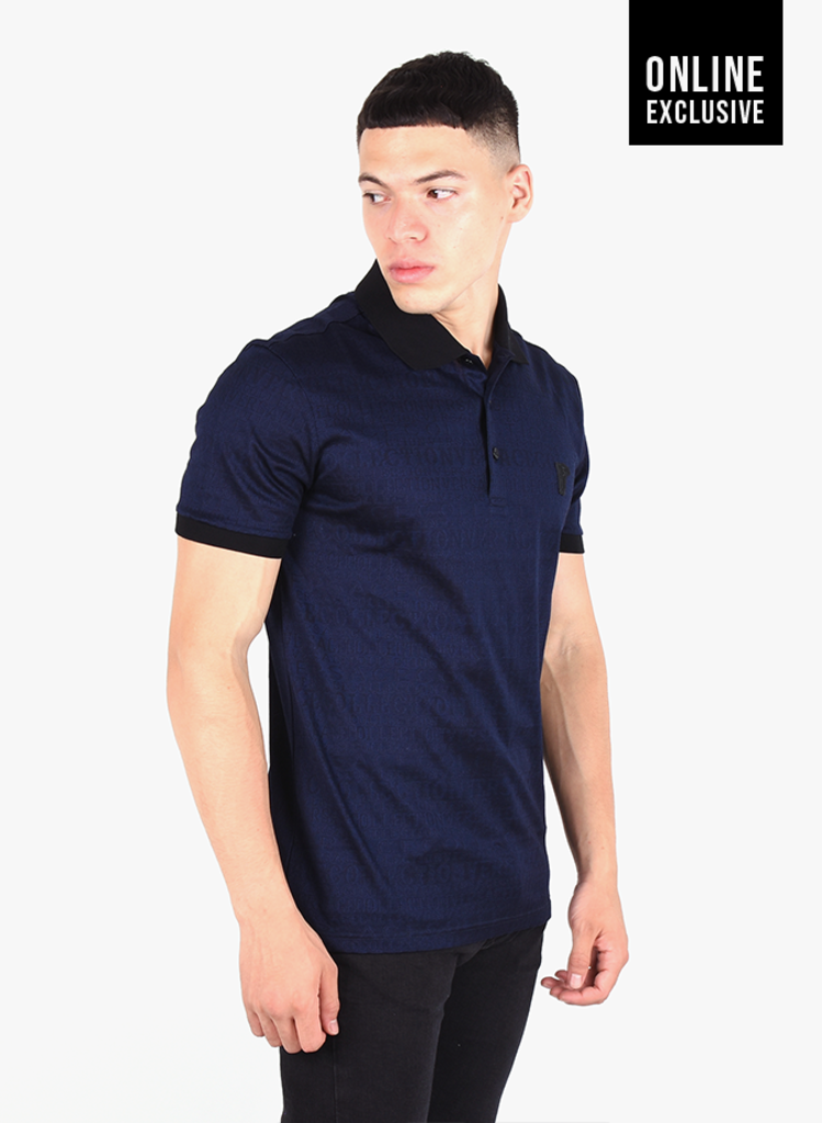 versace polo blue