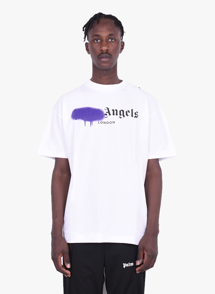 Palm Angels 'London Sprayed Logo' T 