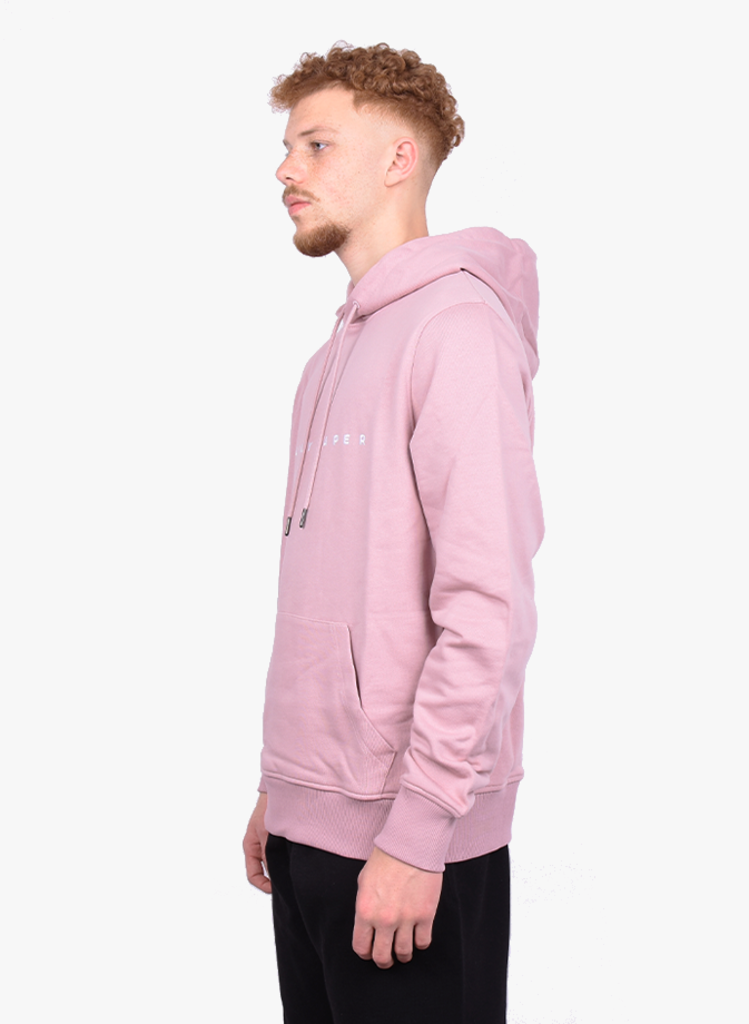 daily paper alias moletom com capuz mauve pink