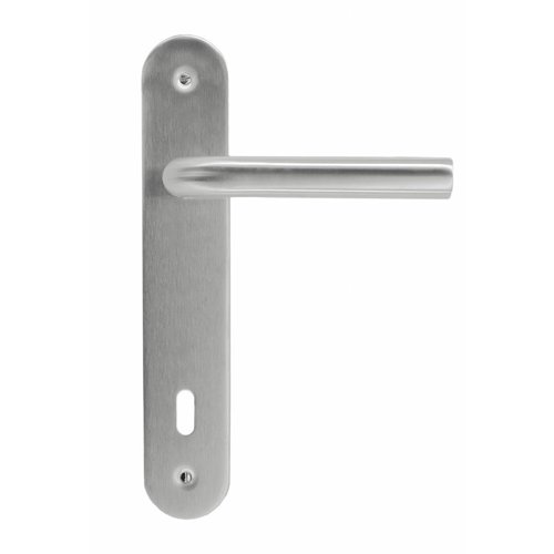 Manilla Pro L Shape 19mm Inox Plus Placa 