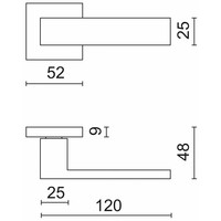 thumb-Manilla Pro Square 1 Inox Plus R+E Cyl-2