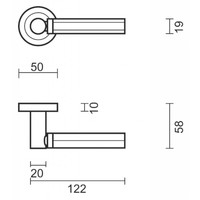 thumb-Manilla Pro Sixa Inox look R+No Key-5