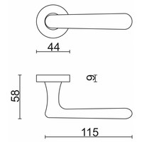 thumb-Manilla Pro Vera Inox Look R+No Key-5
