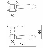 thumb-Manilla Pro Rubens Inox Look R+No Key-5
