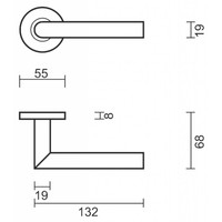 thumb-Manilla Pro I Shape 19mm Blanco R+No Key-5