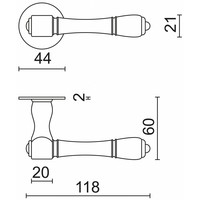 thumb-Manilla Pro Carre Hierro Rond R+No Key-5