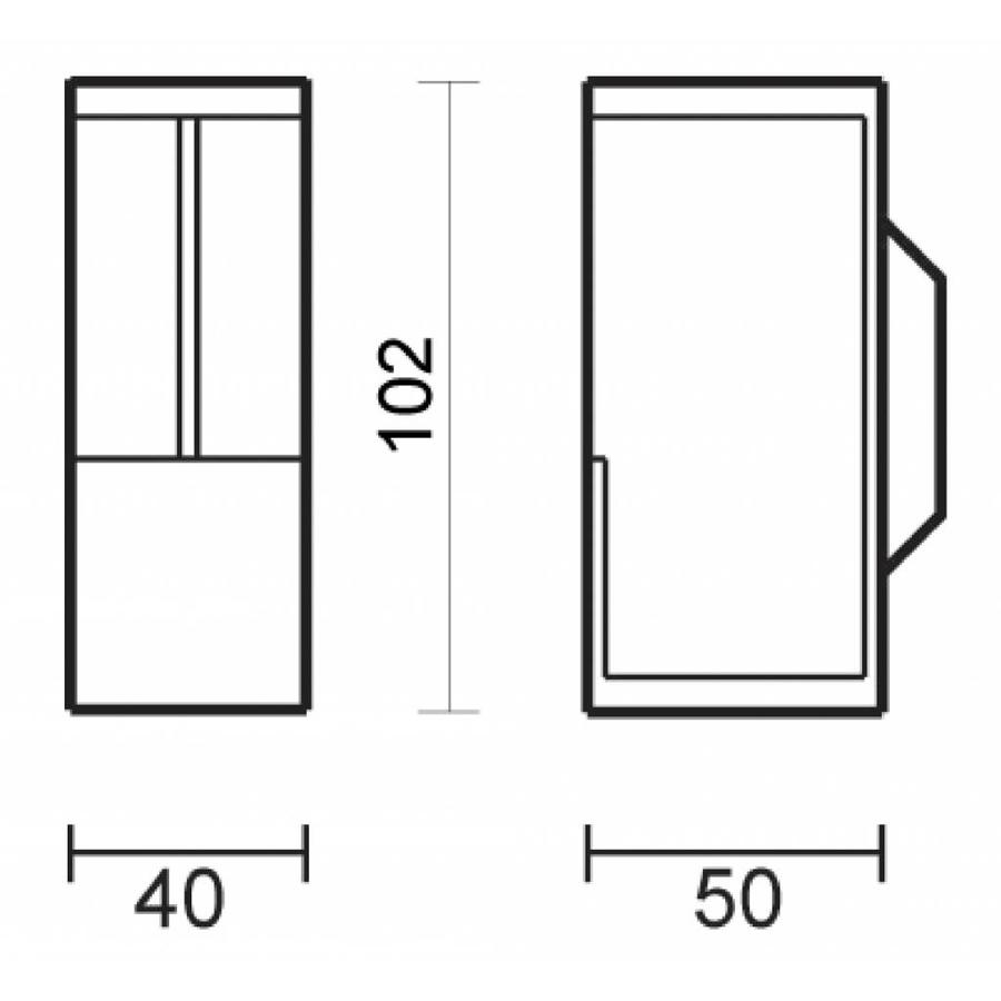 HDD Carre Macizo Blanco Pieza-2