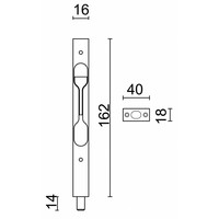 thumb-AGB Palanca De Bloque Para Puerta Cobre-2