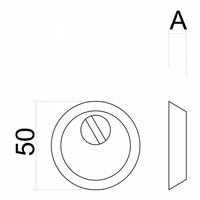 thumb-Placa del Cilindro de Seguridad HDD  Safe Titanio A= 10MM-2