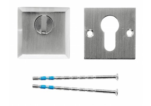 Placa del Cilindro de Seguridad HDD Cuadrado Safe Inox Plus A= 10MM 