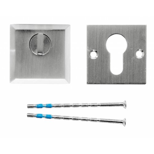 Placa del Cilindro de Seguridad HDD Cuadrado Safe Inox Plus A= 10MM 