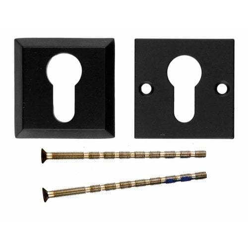 Placa del Cilindro de Seguridad HDD Cuadrado Negro  A= 10MM 