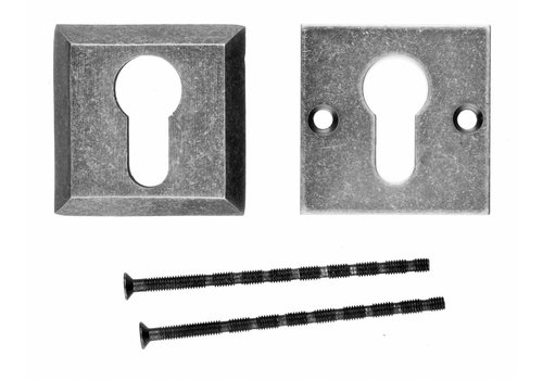 Placa del Cilindro de Seguridad HDD Cuadrado Plata Vieja  A= 8MM 