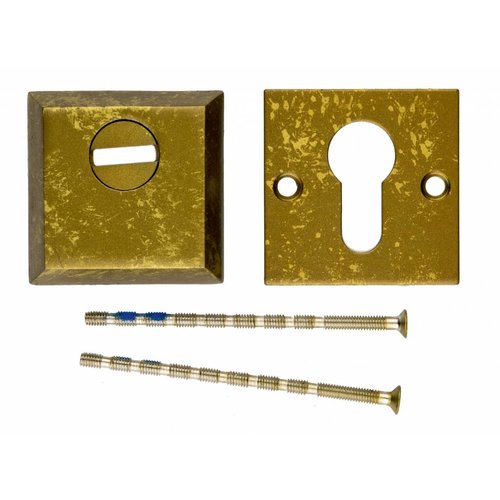 Placa del Cilindro de Seguridad HDD Cuadrado Safe Amarillo Viejo  A= 10MM 