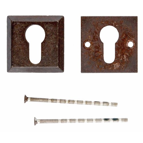 Placa del Cilindro de Seguridad HDD Caudrado Óxido  A= 10MM 