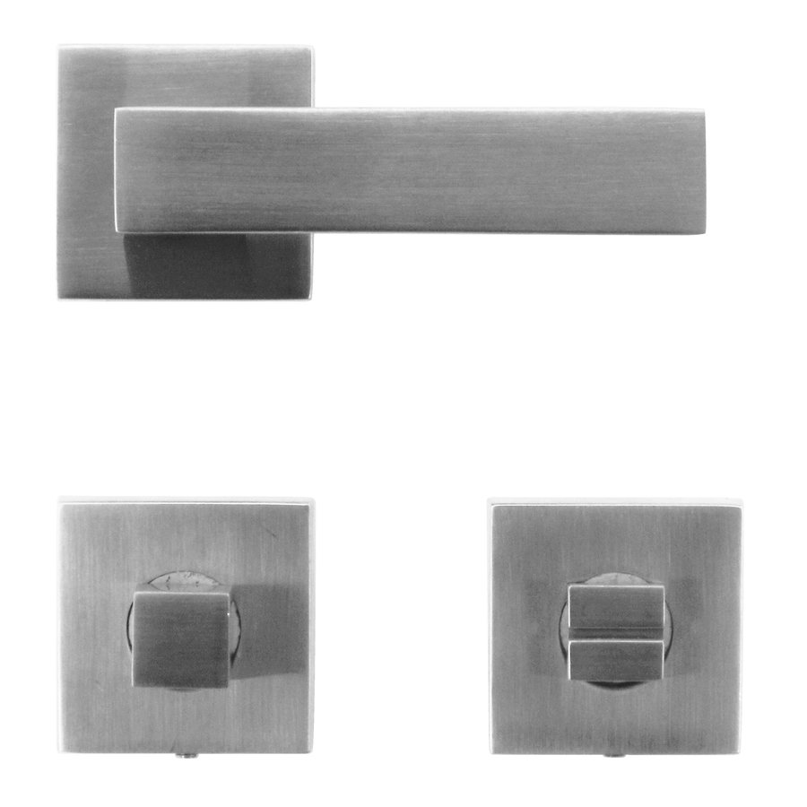 Manilla Pro Cubica Inox look R+No Key-4