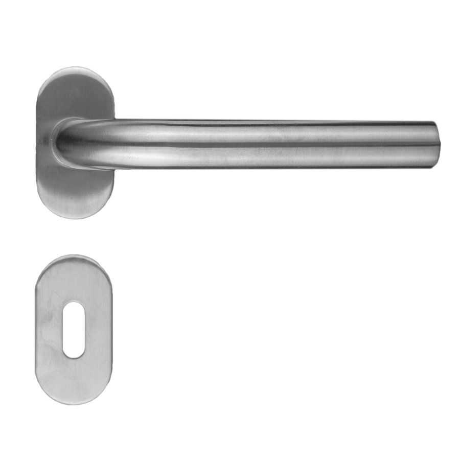Manilla Pro Flat L Shape 19mm Inox Plus R+No Key-2
