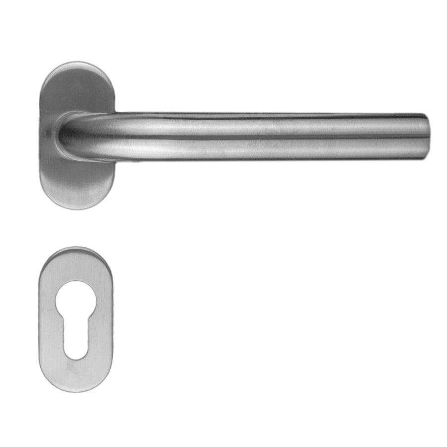 Manilla Pro Flat L Shape 19mm Inox Plus R+No Key-3