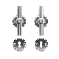 thumb-Manilla Pro Petana T+T Inox Look R+No Key-2