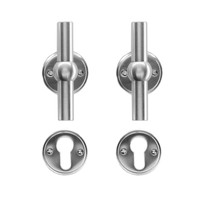 thumb-Manilla Pro Petana T+T Inox Look R+No Key-3