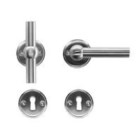 thumb-Manilla Pro Petana T+L Inox Look R+No Key-2