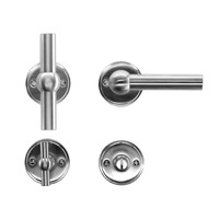 thumb-Manilla Pro Petana T+L Inox Look R+No Key-4