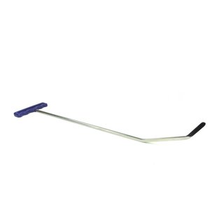 Double bend rod 61 cm with rounded tip and flatted sides