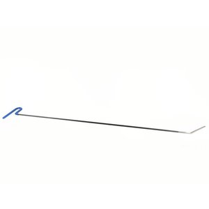 Single bend rod 127 cm with rounded tip and flatted sides