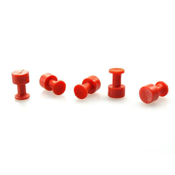 Aussie PDR Products Bloody Orange PDR Tabs 11,5 mm Round Groved - 5 pcs